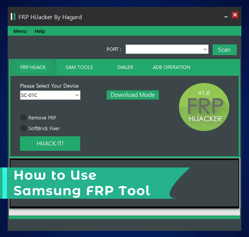Download Samsung FRP Tool for PC