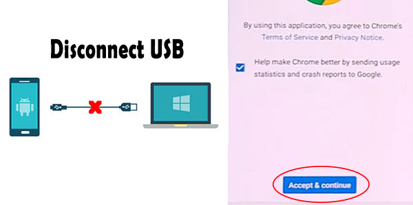 disconnect your phone  from your pc