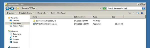 Install Easy Samsung FRP Tool 2020 v2