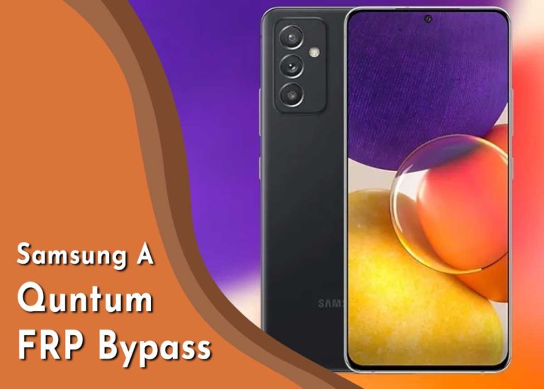 Samsung A Quantum FRP Bypass Android 10 without PC