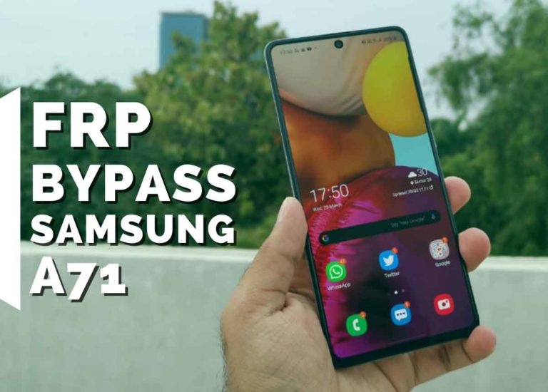 Samsung A71 FRP Bypass Android 11,12 without Computer