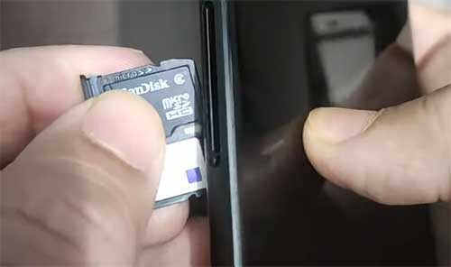 Insert a locked sim card lg k40